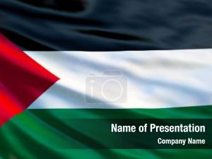 Waving flag palestine wind 