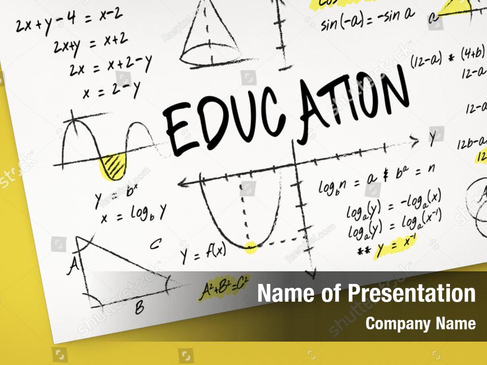 Calculus Powerpoint Background PowerPoint Template - Calculus ...