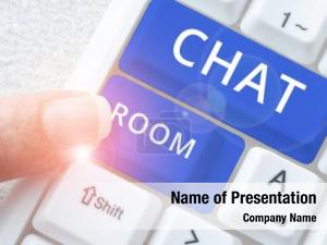 Chatting chat room communication connect PowerPoint Template