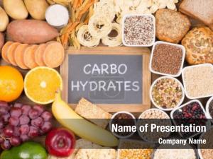 Carbohydrates, food rich top view