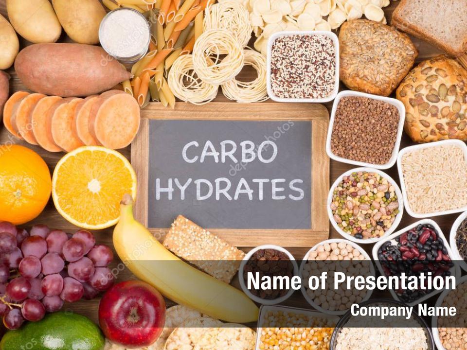 Carbohydrates, food rich top view