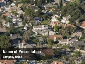 Suburban southern california housing track