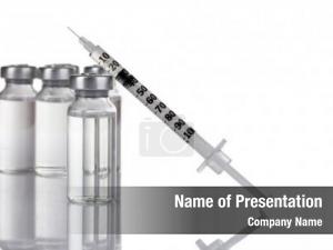 White ampoule syringe  