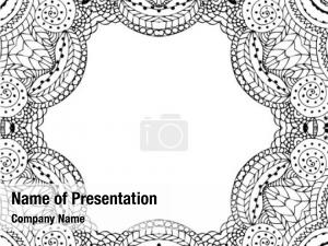 White zentangle pattern  