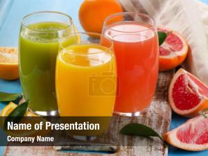Citrus Juices PowerPoint Template