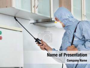 Sprayer pest exterminator   PowerPoint Template