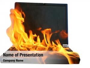 Computer genuine laptop fire 