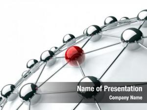 Concept networking internet white  PowerPoint Template