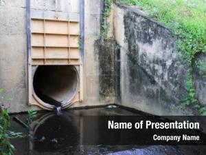 Dam sewage pipe  
