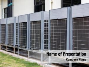 Outside air conditioner machine building