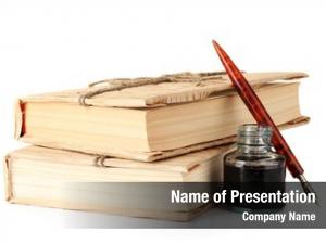 Ink Pen PowerPoint Templates - Ink Pen PowerPoint Backgrounds ...