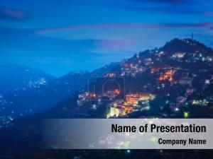 Shimla night view capital indian