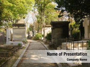 Lachaise view pere cemetery, largest