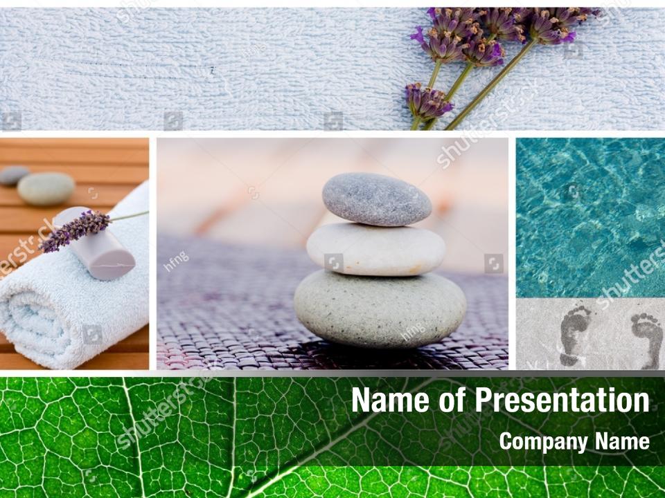 Relaxation Scene Wellness Spa Powerpoint Template Relaxation Scene Wellness Spa Powerpoint 0711