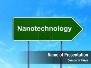 Nanotechnology word cloud   PowerPoint Template