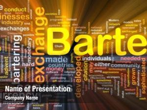 Wordcloud background concept barter glowing