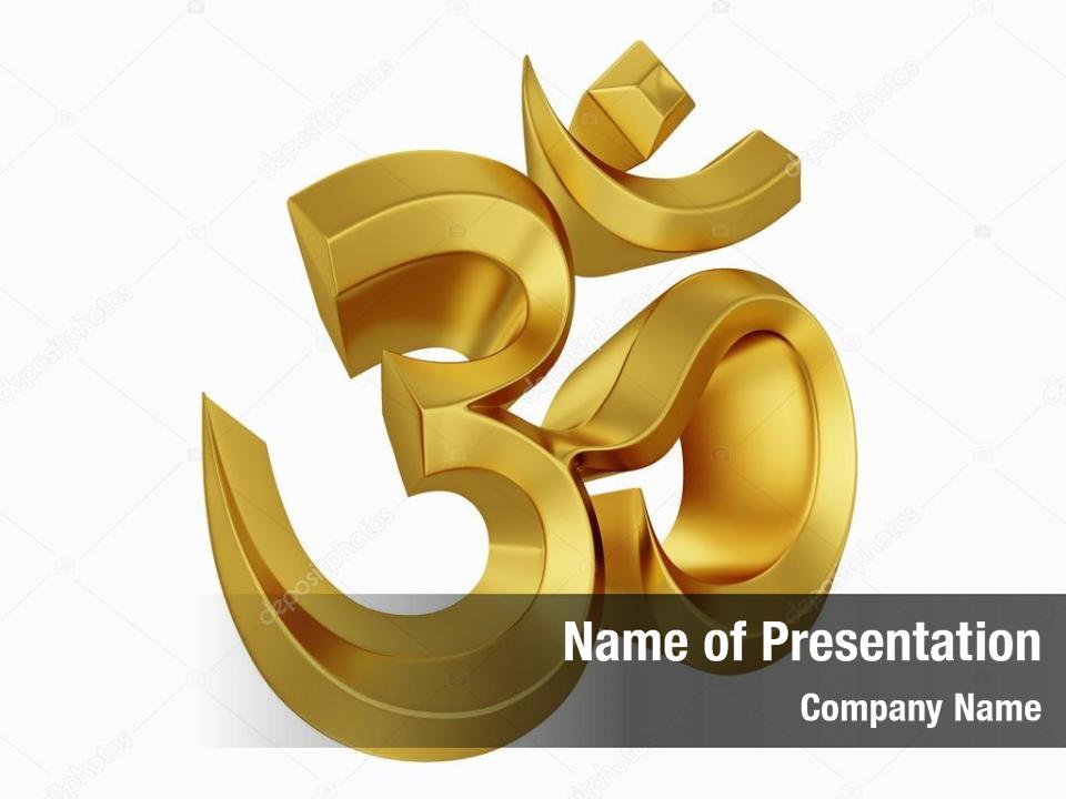 Sign gold hindu white 