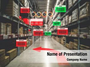 Management smart warehouse system using PowerPoint Template