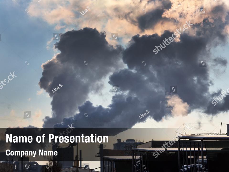 air pollution background for presentation