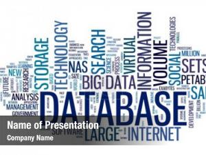 Word database concept tag cloud