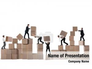 Team Building Blocks PowerPoint Template