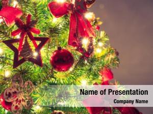 Christmas-tree Decorations PowerPoint Templates - Christmas-tree ...