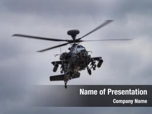 Apache Helicopter AH 64 PowerPoint Template