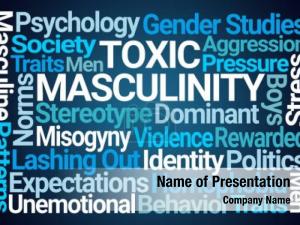 Word toxic masculinity cloud blue