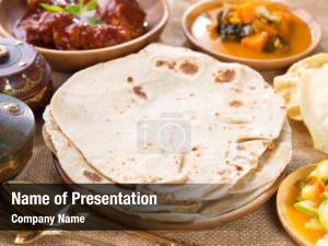 Flat chapati, chapatti bread indian