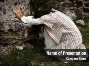 Praying jesus agony garden olives