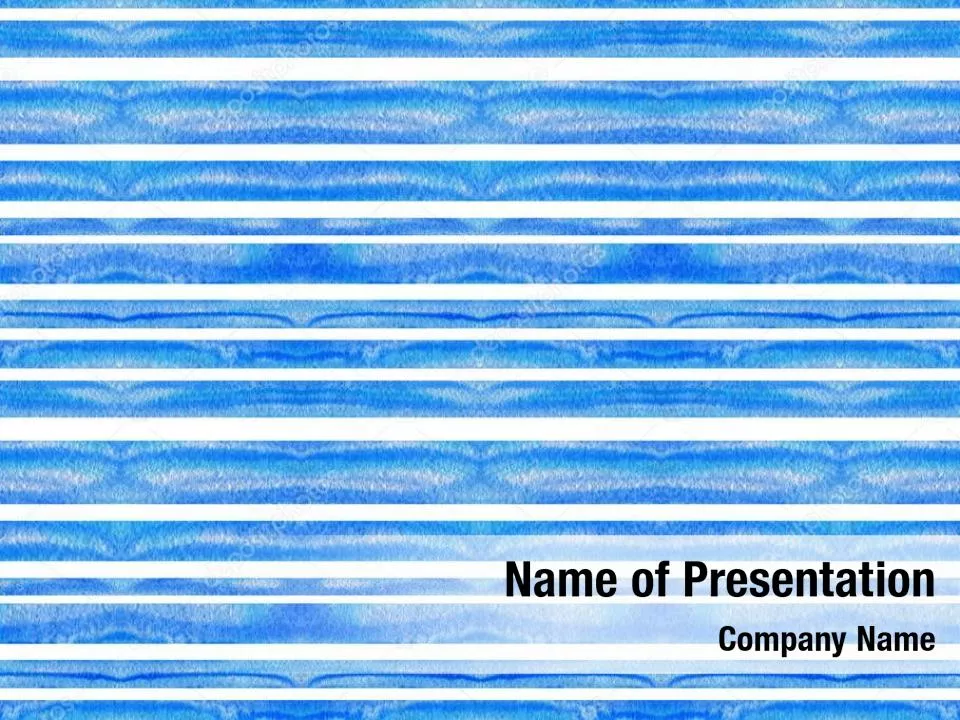 Asymmetric Blue Stripes Abstract