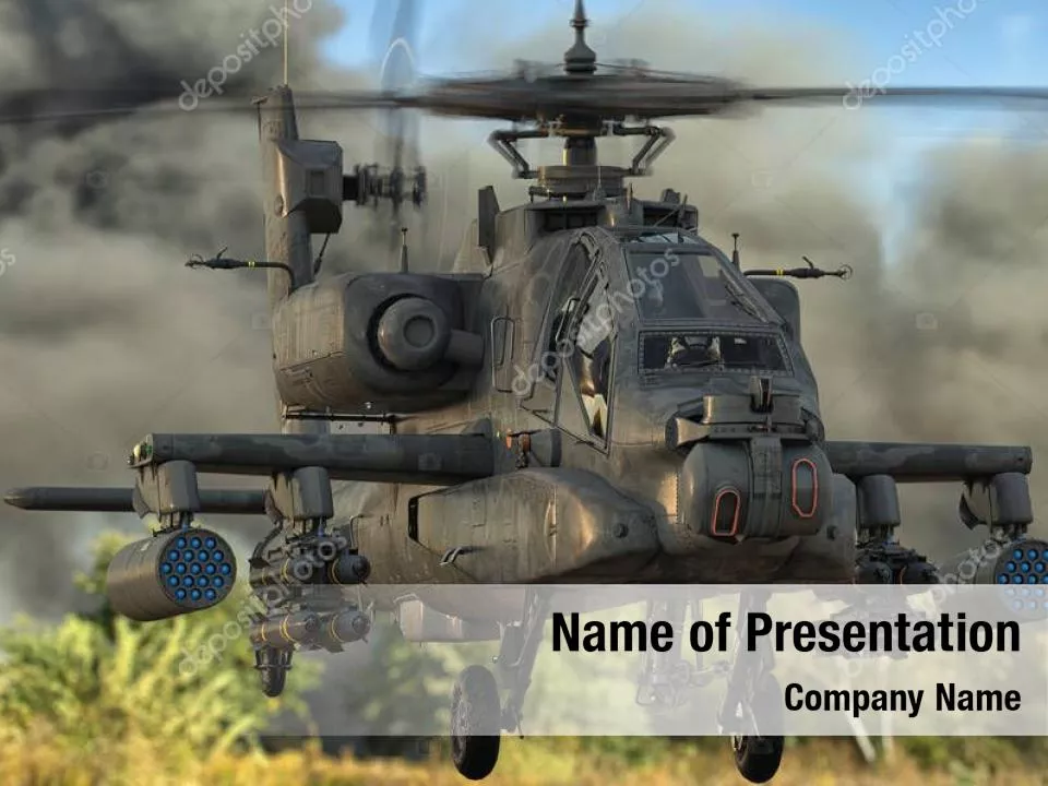 Attack Helicopter AH 64 Apache