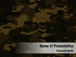 Woodland Camouflage PowerPoint Template