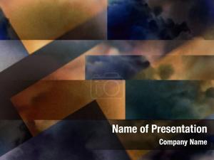 Overlapping Layers Abstract PowerPoint Template