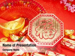 Year chinese new ornament  gold ingot,firecrackers,orange,golden