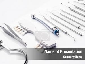 Equipment dental surgery white table