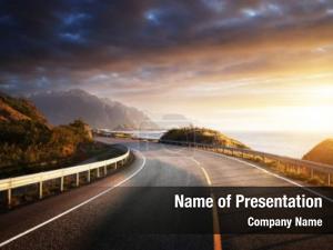 Oad by the sea powerpoint template