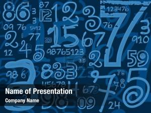 Math Numbers PowerPoint Template