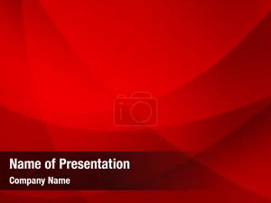 Red Abstract Composition PowerPoint Template