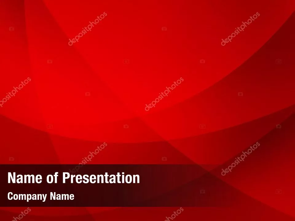 Red Abstract Composition