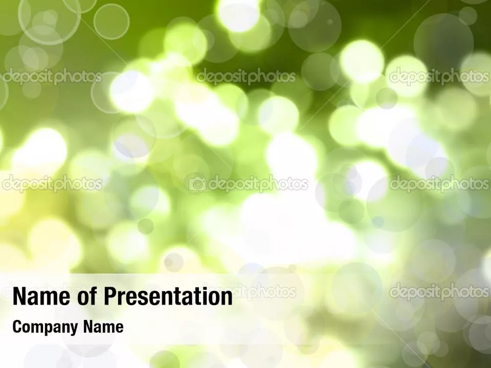 Green Lights Abstract