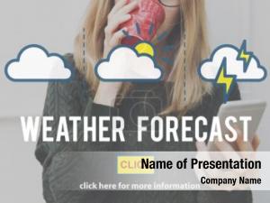 Temperature weather forecast meteorology concept