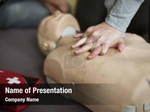 Aid cpr first training concept