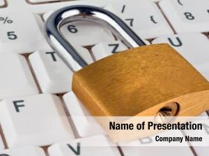 free powerpoint slides template for information security