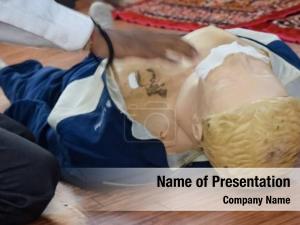 Aid cpr first training concept