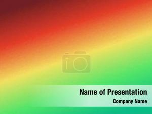 Orange Green Gradient Abstract PowerPoint Template
