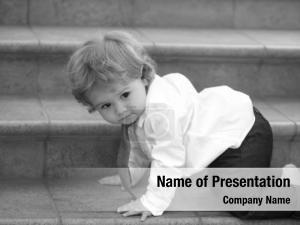 Child In Black And White