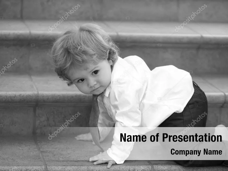 Child In Black And White