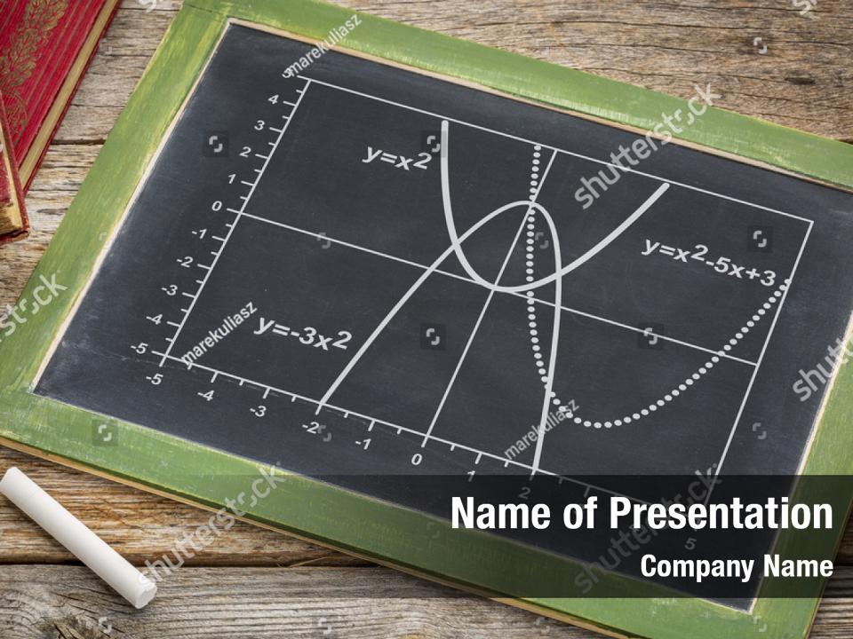 Graph Of Quadratic PowerPoint Template - Graph Of Quadratic PowerPoint ...