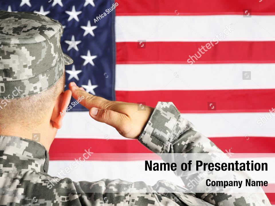 Male army powerpoint background PowerPoint Template - Male army ...